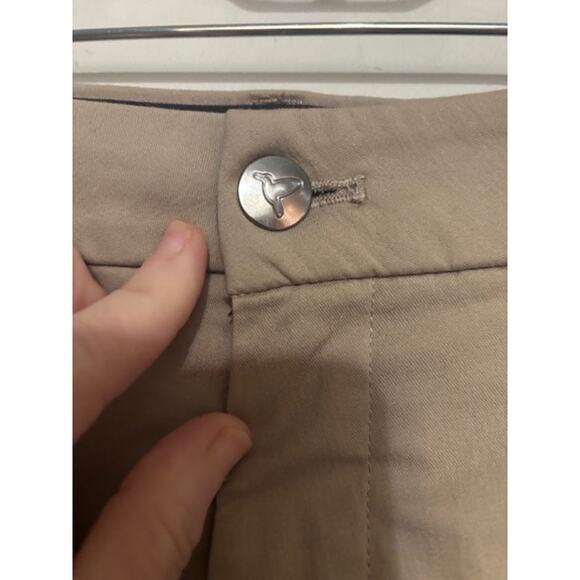 Bird Dogs Mens 34x30 Chino Pants Performance Stretch Stretch Zip Pockets Tan - Picture 7 of 8